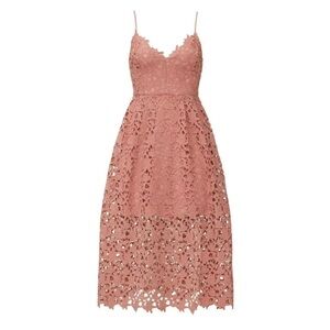 ASTR The Label Rose Pink Lace Dress NWT